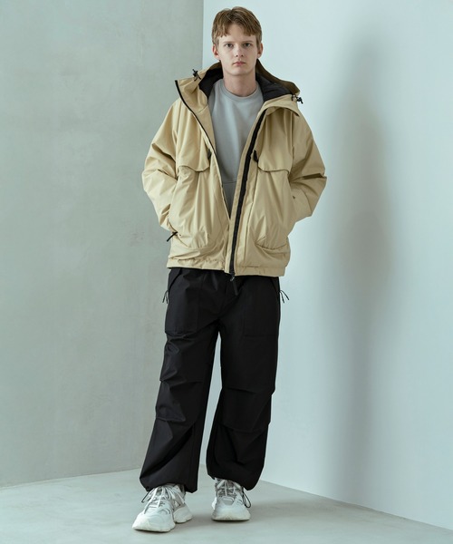 +phenix（プラスフェニックス）の「+phenix(プラスフェニックス)FISHERMANS DOWN JACKET フィッシャーマンズダウンジャケット by GORE TEX LABS ゴアテックス（防風 / 保温性)（ダウンジャケット/コート・メンズ・ブラック/ベージュ/ネイビー・S/M/L/XL）」の19枚目の写真