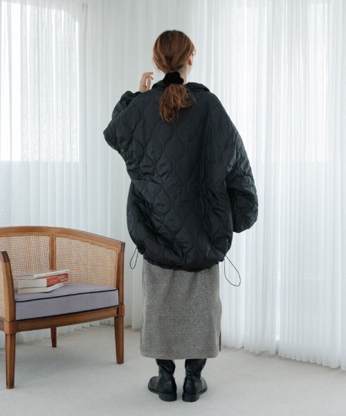 flower（フラワー）の「グリッターニットスカート2（スカート・レディース・ブラック/グレー・FREE）」の10枚目の写真