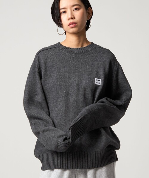セール】＜CITEN＞ミドルゲージクルーネックニット（ニット/セーター