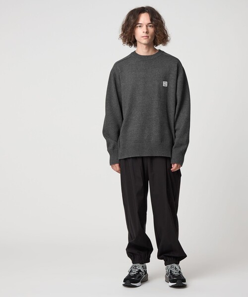 CITEN（シテン）の「＜CITEN＞ミドルゲージクルーネックニット（ニット/セーター・メンズ・モカ/ネイビー/ダークグレー/ブラック・L/M）」の22枚目の写真