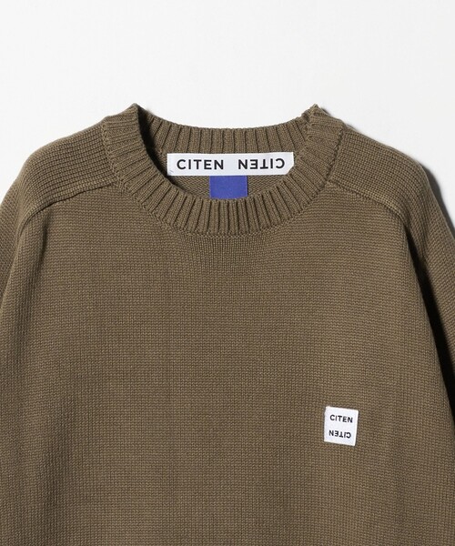 CITEN（シテン）の「＜CITEN＞ミドルゲージクルーネックニット（ニット/セーター・メンズ・モカ/ネイビー/ダークグレー/ブラック・L/M）」の10枚目の写真