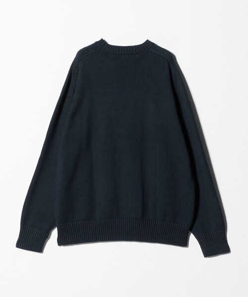 CITEN（シテン）の「＜CITEN＞ミドルゲージクルーネックニット（ニット/セーター・メンズ・モカ/ネイビー/ダークグレー/ブラック・L/M）」の7枚目の写真