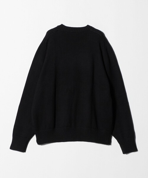 CITEN（シテン）の「＜CITEN＞ミドルゲージクルーネックニット（ニット/セーター・メンズ・モカ/ネイビー/ダークグレー/ブラック・L/M）」の20枚目の写真