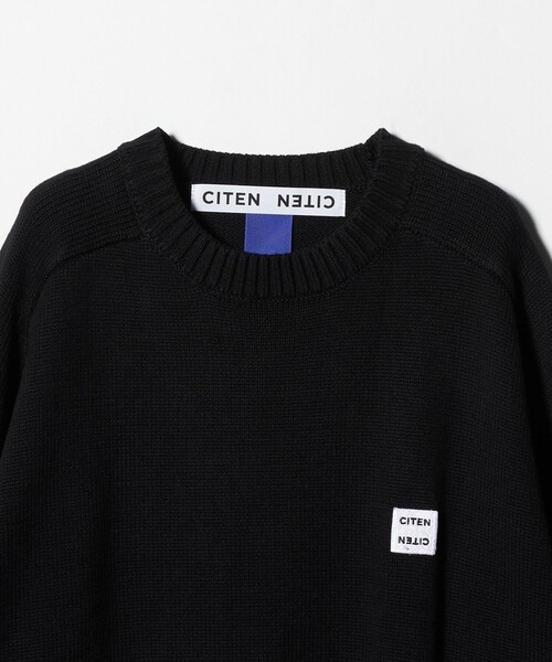 CITEN（シテン）の「＜CITEN＞ミドルゲージクルーネックニット（ニット/セーター・メンズ・モカ/ネイビー/ダークグレー/ブラック・L/M）」の8枚目の写真
