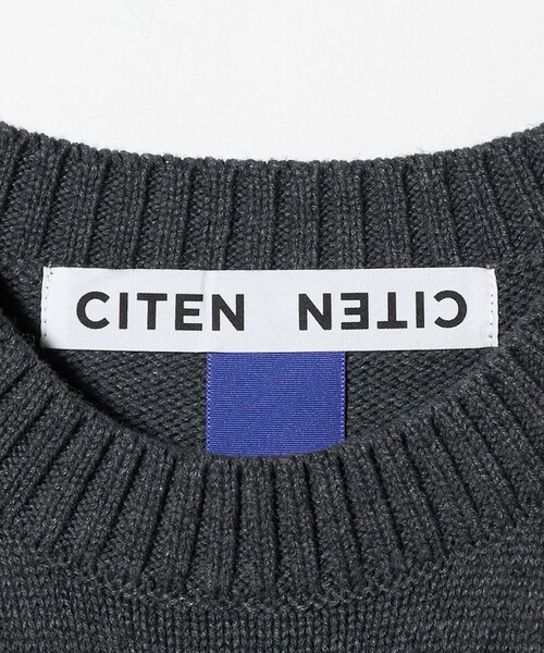 CITEN（シテン）の「＜CITEN＞ミドルゲージクルーネックニット（ニット/セーター・メンズ・モカ/ネイビー/ダークグレー/ブラック・L/M）」の21枚目の写真