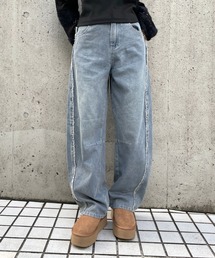 3.3 Field Trip  | 3.3 Field Trip／フリンジバルーンデニムパンツ(デニムパンツ)