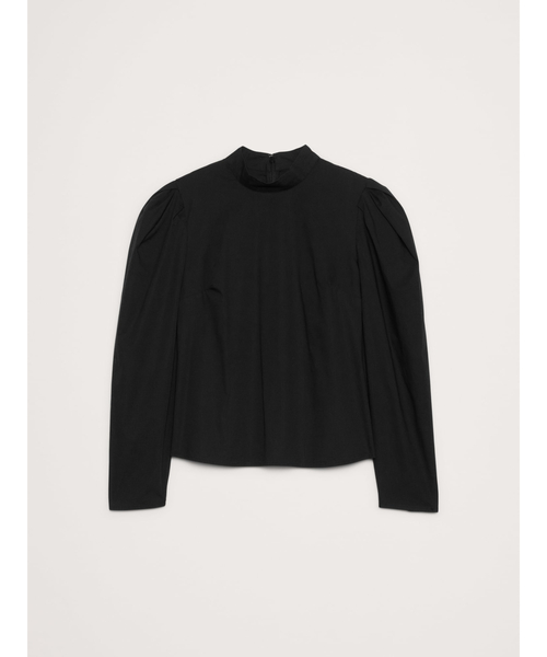 Banana Republic（バナナリパブリック）の「ストレッチ コットン パフスリーブ トップス（シャツ/ブラウス・レディース・ブラック/アイボリー・M/XS/S/L）」の10枚目の写真