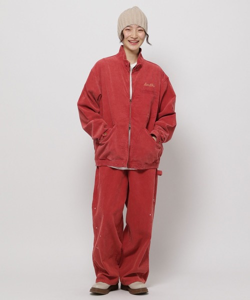 SMITH'S（スミス）の「【SMITH'S AMERICAN(スミス アメリカン)】別注 スタンドZIPジャケット（ブルゾン・レディース・レッド/ライトブラウン/ブルー・MEDIUM/LARGE）」の10枚目の写真