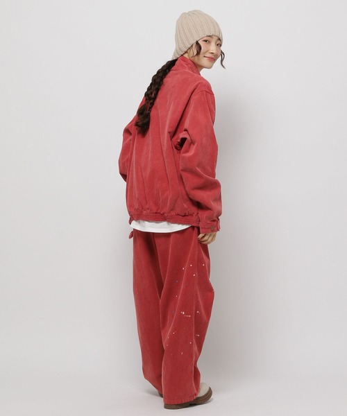 SMITH'S（スミス）の「【SMITH'S AMERICAN(スミス アメリカン)】別注 スタンドZIPジャケット（ブルゾン・レディース・レッド/ライトブラウン/ブルー・MEDIUM/LARGE）」の11枚目の写真