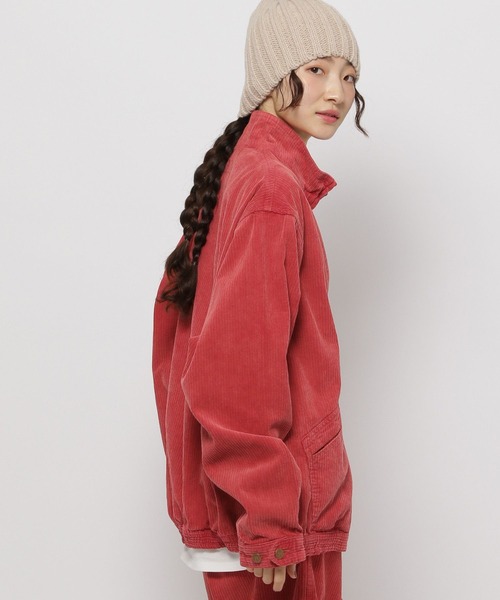 SMITH'S（スミス）の「【SMITH'S AMERICAN(スミス アメリカン)】別注 スタンドZIPジャケット（ブルゾン・レディース・レッド/ライトブラウン/ブルー・MEDIUM/LARGE）」の12枚目の写真