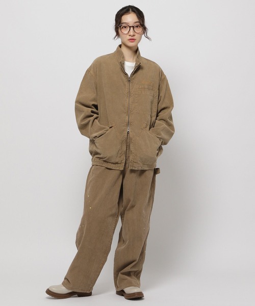 SMITH'S（スミス）の「【SMITH'S AMERICAN(スミス アメリカン)】別注 スタンドZIPジャケット（ブルゾン・レディース・レッド/ライトブラウン/ブルー・MEDIUM/LARGE）」の4枚目の写真