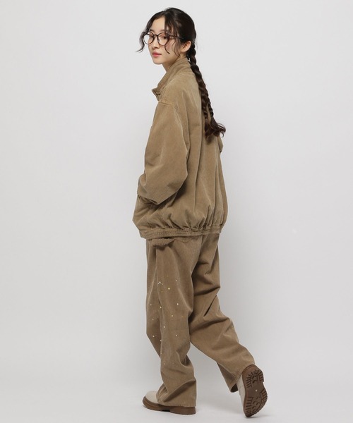 SMITH'S（スミス）の「【SMITH'S AMERICAN(スミス アメリカン)】別注 スタンドZIPジャケット（ブルゾン・レディース・レッド/ライトブラウン/ブルー・MEDIUM/LARGE）」の5枚目の写真