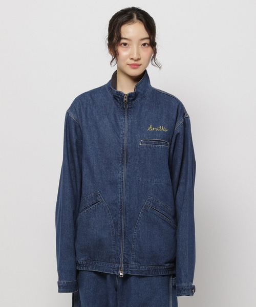 SMITH'S（スミス）の「【SMITH'S AMERICAN(スミス アメリカン)】別注 スタンドZIPジャケット（ブルゾン・レディース・レッド/ライトブラウン/ブルー・MEDIUM/LARGE）」の13枚目の写真