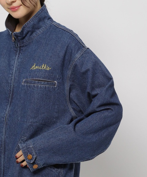 SMITH'S（スミス）の「【SMITH'S AMERICAN(スミス アメリカン)】別注 スタンドZIPジャケット（ブルゾン・レディース・レッド/ライトブラウン/ブルー・MEDIUM/LARGE）」の18枚目の写真