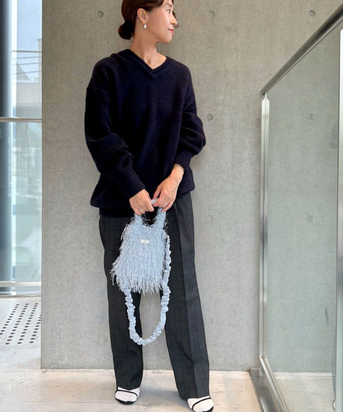 Uhr（ウーア）の「Uhr baby & kids 別注 shaggy Mini ShoulderBag kids（トートバッグ・レディース・ブラック/スカイブルー・FREE）」の9枚目の写真