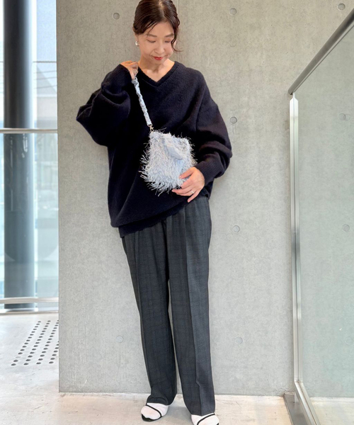 Uhr（ウーア）の「Uhr baby & kids 別注 shaggy Mini ShoulderBag kids（トートバッグ・レディース・ブラック/スカイブルー・FREE）」の8枚目の写真