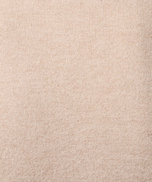 HIDEAWAYS NICOLE(ハイダウェイニコル)の「ミラノリブ スタンドニットブルゾン(カーディガン/ボレロ・メンズ・ブラック/ライトグレー/ベージュ/ターコイズブルー・MEDIUM/X-LARGE/LARGE)」の12枚目の写真