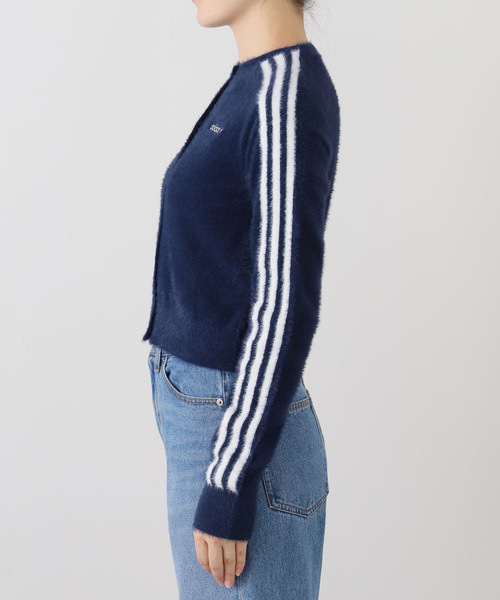 adidas(アディダス)の「adidas / アディダス FLUFFY CARDIGAN(カーディガン/ボレロ・レディース・ネイビー/グリーン・SMALL)」の10枚目の写真