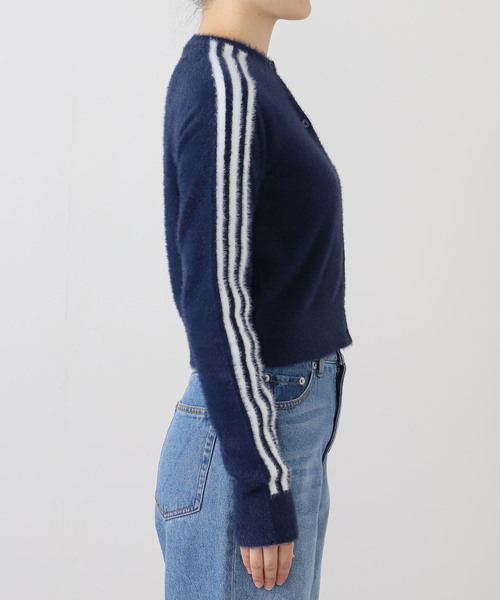 adidas(アディダス)の「adidas / アディダス FLUFFY CARDIGAN(カーディガン/ボレロ・レディース・ネイビー/グリーン・SMALL)」の9枚目の写真