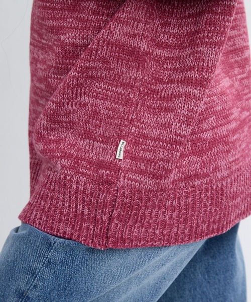 BILLABONG（ビラボン）の「BILLABONG レディース ARCH LOGO JQ CREW SW セーター 【2025年秋冬モデル】 @autumn/ビラボンフリントロゴ刺繍プルオーバークルーネックニットセーター（ニット/セーター・レディース・ブラック/アイボリー/ホワイト系その他・MEDIUM）」の8枚目の写真