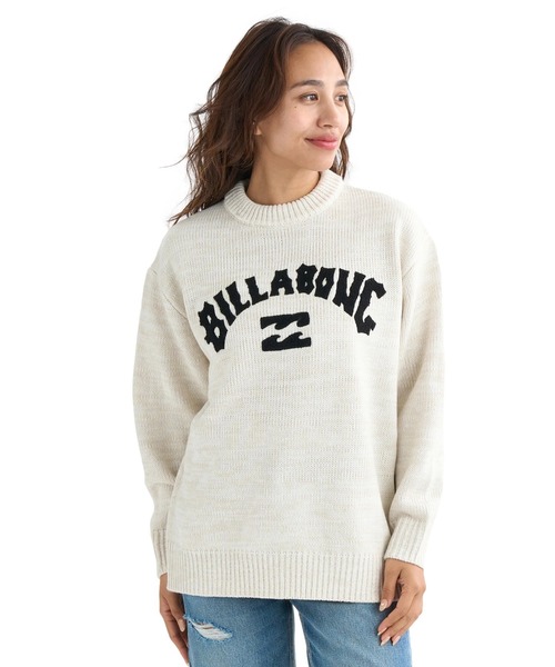 BILLABONG（ビラボン）の「BILLABONG レディース ARCH LOGO JQ CREW SW セーター 【2025年秋冬モデル】 @autumn/ビラボンフリントロゴ刺繍プルオーバークルーネックニットセーター（ニット/セーター・レディース・ブラック/アイボリー/ホワイト系その他・MEDIUM）」の20枚目の写真