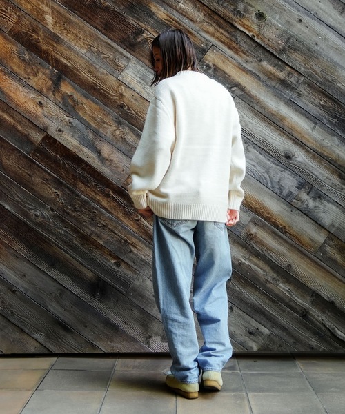 BILLABONG（ビラボン）の「BILLABONG レディース ARCH LOGO JQ CREW SW セーター 【2025年秋冬モデル】 @autumn/ビラボンフリントロゴ刺繍プルオーバークルーネックニットセーター（ニット/セーター・レディース・ブラック/アイボリー/ホワイト系その他・MEDIUM）」の14枚目の写真