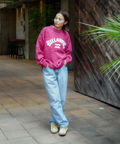 BILLABONG（ビラボン）の「BILLABONG レディース ARCH LOGO JQ CREW SW セーター 【2025年秋冬モデル】 @autumn/ビラボンフリントロゴ刺繍プルオーバークルーネックニットセーター（ニット/セーター・レディース・ブラック/アイボリー/ホワイト系その他・MEDIUM）」の22枚目の写真