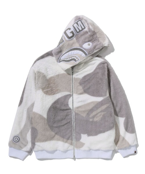 COLOR CAMO SHARK FULL ZIP SHERPA JACKET（ミリタリージャケット）｜A
