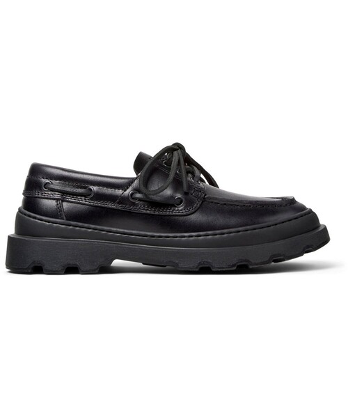 CAMPER（カンペール）の「[カンペール] BRUTUS+ / カジュアルシューズ（モカシン/デッキシューズ・レディース・ブラック・22.5cm/23.5cm/24.0cm/23.0cm/25.5cm/25.0cm）」の2枚目の写真