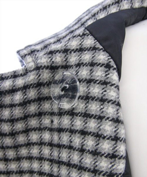 clear（クリア）の「スタンドカラーダブルミドルチェックコート［大人 カジュアル 着回し力抜群］≪AW新作≫（その他アウター・レディース・ブラウン系その他/ブラック系その他・F）」の20枚目の写真