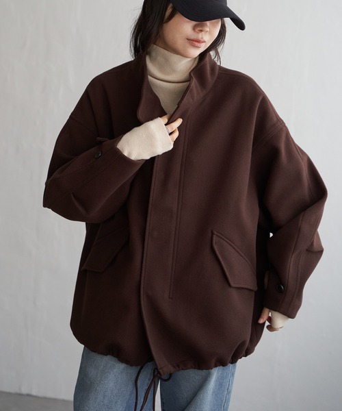 セール】メルトンショートモッズコート（モッズコート