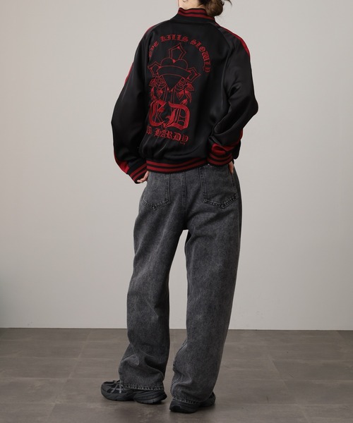 Ed Hardy（エドハーディー）の「ED HARDY スカジャン（スカジャン・メンズ・ブラック/ブラック系その他・M/L）」の3枚目の写真