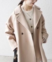 SHIPS any | 【WEB限定】SHIPS any: PURE WOOL スタンド & テーラード ハーフ コート(その他アウター)