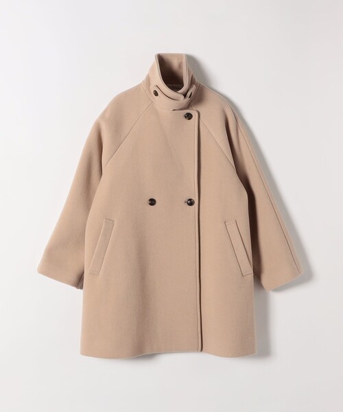 シップス エニィ（SHIPS any）/【WEB限定】SHIPS any: PURE WOOL スタンド & テーラード ハーフ コート WEB限定】SHIPS any: PURE WOOL スタンド & テーラード ハーフ コート