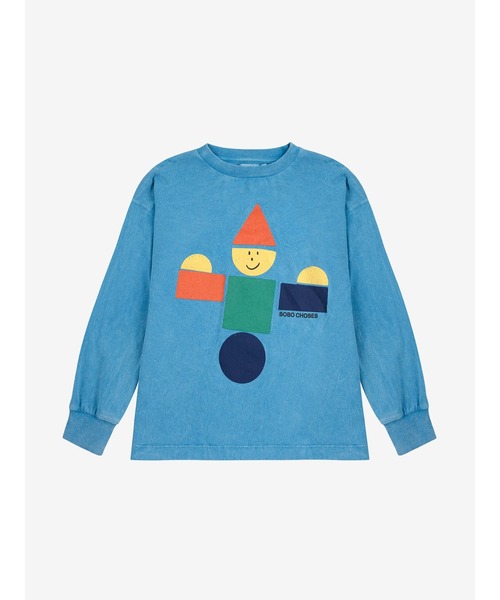BOBO CHOSES(ボボショーズ)の「Wooden Toy T-shirt(Tシャツ/カットソー・キッズ・ライトブルー・12-13y/10-11y/8-9y/4-5YEAR/6-7YEAR/2-3YEAR)」の2枚目の写真