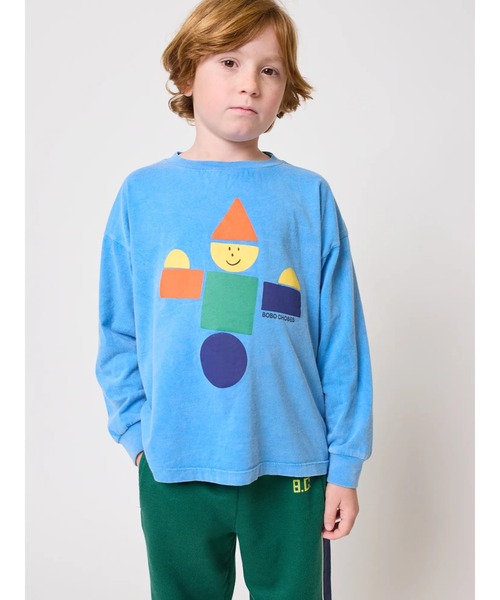 BOBO CHOSES(ボボショーズ)の「Wooden Toy T-shirt(Tシャツ/カットソー・キッズ・ライトブルー・12-13y/10-11y/8-9y/4-5YEAR/6-7YEAR/2-3YEAR)」の4枚目の写真