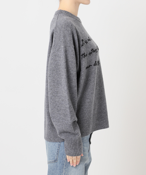 FRAMeWORK（フレームワーク）の「constellation ニット（ニット/セーター・レディース・ベージュ/チャコールグレー・FREE）」の16枚目の写真