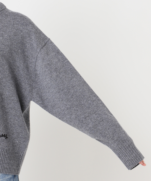 FRAMeWORK（フレームワーク）の「constellation ニット（ニット/セーター・レディース・ベージュ/チャコールグレー・FREE）」の17枚目の写真