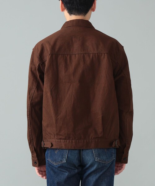 A VONTADE（アボンタージ）の「*A VONTADE / コットンヘンプ ショートブルゾン（ブルゾン・メンズ・ダークブラウン/ネイビー・L/M/S）」の11枚目の写真