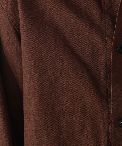 A VONTADE（アボンタージ）の「*A VONTADE / コットンヘンプ ショートブルゾン（ブルゾン・メンズ・ダークブラウン/ネイビー・L/M/S）」の16枚目の写真
