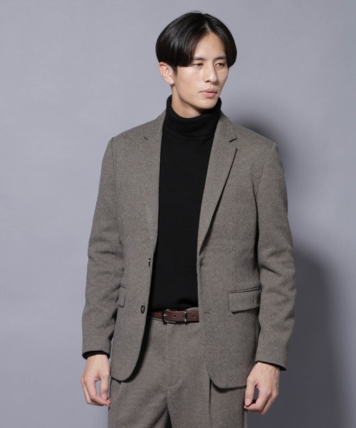 NANO universe(ナノユニバース)の「ウォームジャケット(テーラードジャケット・メンズ・グレー/ベージュ・L/M/S/XL)」の2枚目の写真