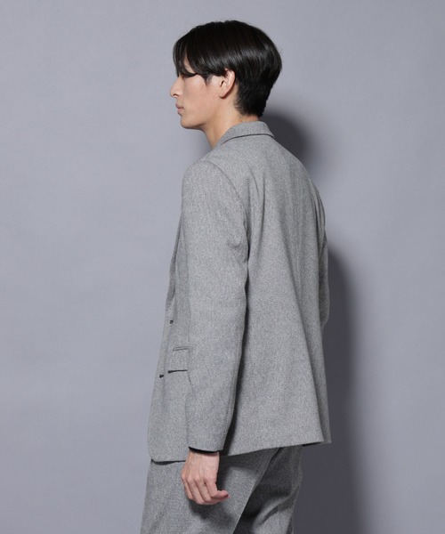 NANO universe(ナノユニバース)の「ウォームジャケット(テーラードジャケット・メンズ・グレー/ベージュ・L/M/S/XL)」の4枚目の写真