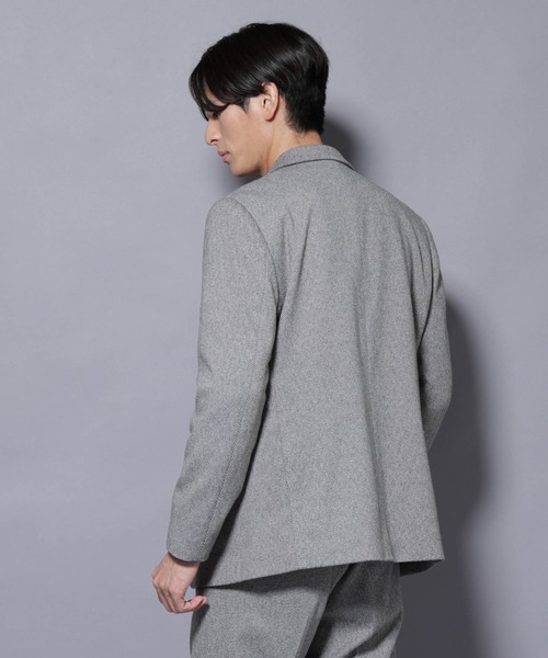 NANO universe(ナノユニバース)の「ウォームジャケット(テーラードジャケット・メンズ・グレー/ベージュ・L/M/S/XL)」の5枚目の写真