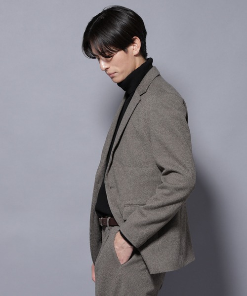 NANO universe(ナノユニバース)の「ウォームジャケット(テーラードジャケット・メンズ・グレー/ベージュ・L/M/S/XL)」の11枚目の写真