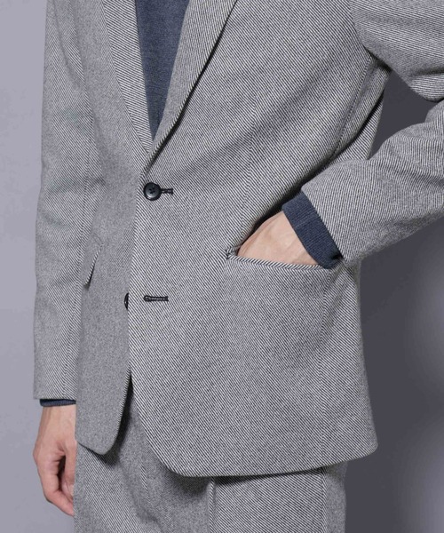 NANO universe(ナノユニバース)の「ウォームジャケット(テーラードジャケット・メンズ・グレー/ベージュ・L/M/S/XL)」の21枚目の写真