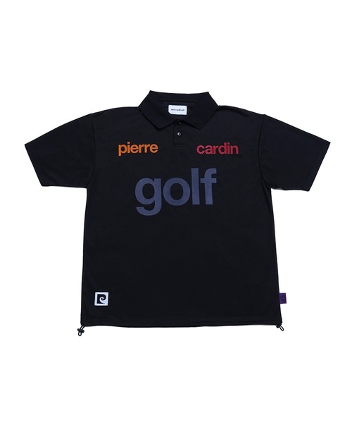 新品 ピエールカルダンゴルフ ハーフジップ ポロシャツ ポロシャツ pierre cardin golf logodesignshort sleeve zippolo
