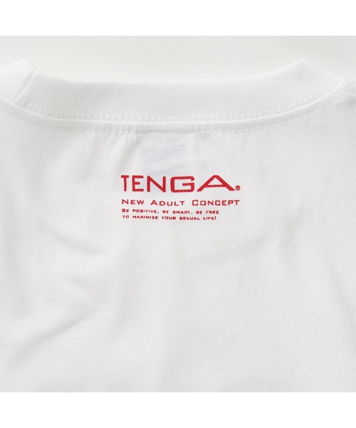TENGA(テンガ)の「LOVE ME TENGA T-SHIRTS(Tシャツ/カットソー・メンズ・ブラック/ホワイト/レッド・LARGE/X-LARGE/MEDIUM)」の5枚目の写真