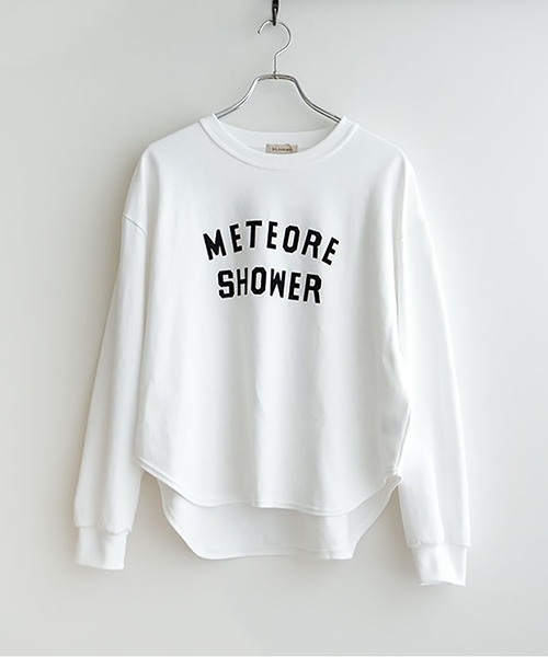 SOLAMONAT（ソラモナ）の「ペンネ天竺メンズライクプリントプルオーバー（Tシャツ/カットソー・レディース・ブラック/ライトピンク/杢グレー・FREE）」の19枚目の写真