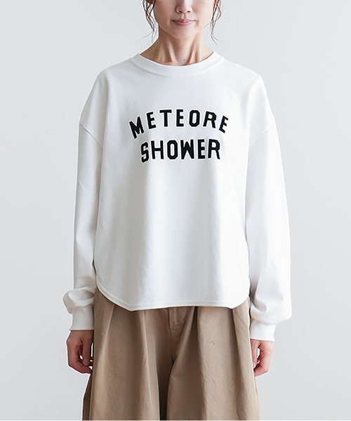 SOLAMONAT（ソラモナ）の「ペンネ天竺メンズライクプリントプルオーバー（Tシャツ/カットソー・レディース・ブラック/ライトピンク/杢グレー・FREE）」の20枚目の写真