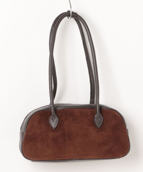 AULENTTI（オウレンティ）の「スエード×レザーボストン（ショルダーバッグ・レディース・ブラウン・FREE）」の19枚目の写真